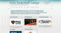 Desktop Screenshot of girlsbasketballcamps.com