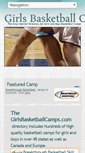 Mobile Screenshot of girlsbasketballcamps.com